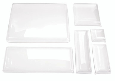 Clear PET Lid for 210BCHIC1111 - L:4.4in W:4.4in H:1.41in - 100 pcs