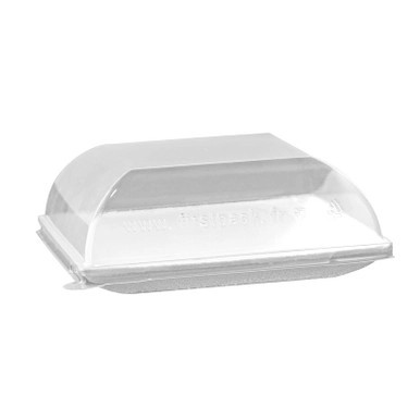 Clear PET Lid for 210BCHIC1111 - L:4.4in W:4.4in H:1.41in - 100 pcs