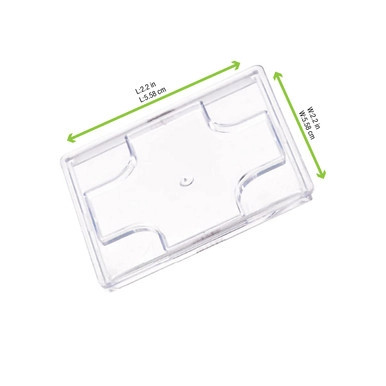 KARA Clear PP Lid for 209MBKARA90 - L:2.16in W:2.16in H:0.07in - 576 pcs KARA Clear PP Lid for 209MBKARA90 - L:2.16in W:2.16in H:0.07in - 576 pcs