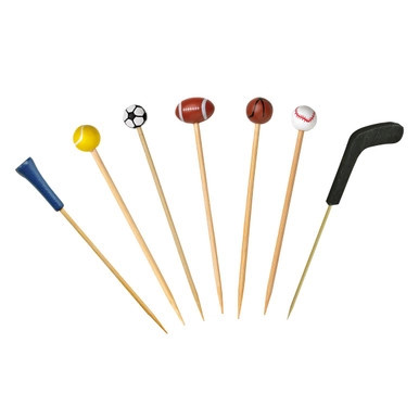 Bamboo Golf Tee Skewers (Assorted Colors) - L:4.7in - 1000 pcs Bamboo Golf Tee Skewers (Assorted Colors) - L:4.7in - 1000 pcs