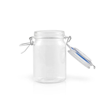 Mini Reusable Glass Seal Jars - 8oz D:2.7in H:4.5in - 24 pcs Mini Reusable Glass Seal Jars - 8oz D:2.7in H:4.5in - 24 pcs