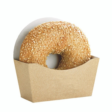 Kraft Bagel Box - 2oz L:4.7in W:4.7in H:1.75in - 1000 pcs Kraft Bagel Box - 2oz L:4.7in W:4.7in H:1.75in - 1000 pcs