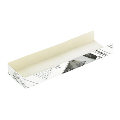 Hot Dog Holder Tray with Newspaper Print - 2.36oz L:7in W:1.5in H:0.7in - 1000 pcs Hot Dog Holder Tray with Newspaper Print - 2.36oz L:7in W:1.5in H:0.7in - 1000 pcs