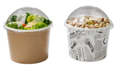 Deli Kraft Container - 16oz D:4.49in - 500 pcs Deli Kraft Container - 16oz D:4.49in - 500 pcs