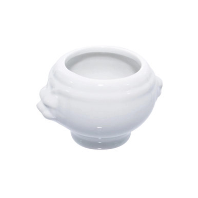 Mini Reusable Porcelain Soup Tureen - 2.6oz D:2.5in H:2in - 36 pcs