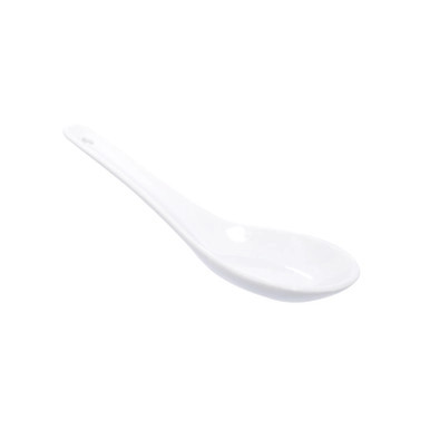 CHIN Mini Porcelain Spoon - 0.2oz L:5in W:1.6in H:0.5in - 36 pcs