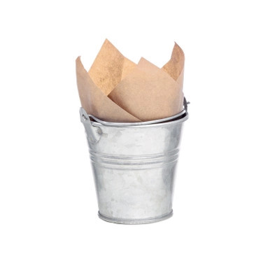 Mini Reusable Metal Bucket - 3oz D:2.5in H:2.5in - 144 pcs Mini Reusable Metal Bucket - 3oz D:2.5in H:2.5in - 144 pcs