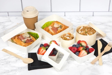 Brown Kraft Soup Cup (Lid optional) - 12oz D:3.5in H:3.4in - 500 pcs Brown Kraft Soup Cup (Lid optional) - 12oz D:3.5in H:3.4in - 500 pcs