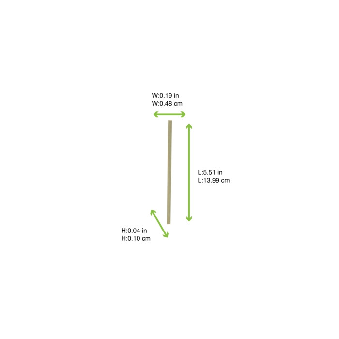 Bamboo light stirrers - L:5.51in W:0.19in H:0.04in - 5000 pcs Bamboo light stirrers - L:5.51in W:0.19in H:0.04in - 5000 pcs