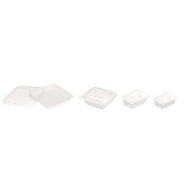 Eco Rec Rectangular White Sugarcane Salad Bowl - 17oz L:6.8in W:4.6in H:1.6in - 500 pcs Eco Rec Rectangular White Sugarcane Salad Bowl - 17oz L:6.8in W:4.6in H:1.6in - 500 pcs