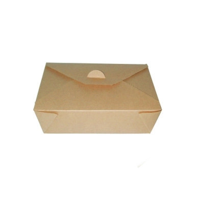 Kraft Meal Box - 70oz Base:L:7.7in W:5.5in H:2.5in Top:L:8.5in W:6.3in H:2.5in - 200 pcs Kraft Meal Box - 70oz Base:L:7.7in W:5.5in H:2.5in Top:L:8.5in W:6.3in H:2.5in - 200 pcs