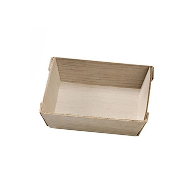 Mini Square Samurai Wooden Tray - 1.8oz L:2.4in W:2.4in H:0.55in - 200 pcs Mini Square Samurai Wooden Tray - 1.8oz L:2.4in W:2.4in H:0.55in - 200 pcs
