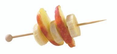 Natural Bamboo Ball Skewer - L:5.5in - 2000 pcs