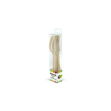 Elegant Wooden Fork - L:7.5in - 288 pcs