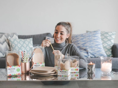 Elegant Wooden Fork - L:7.5in - 288 pcs