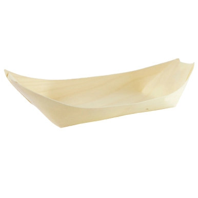 WOODSY Large Wooden Boat - L:9.4in W:4.3in H:1.2in - 288 pcs WOODSY Large Wooden Boat - L:9.4in W:4.3in H:1.2in - 288 pcs