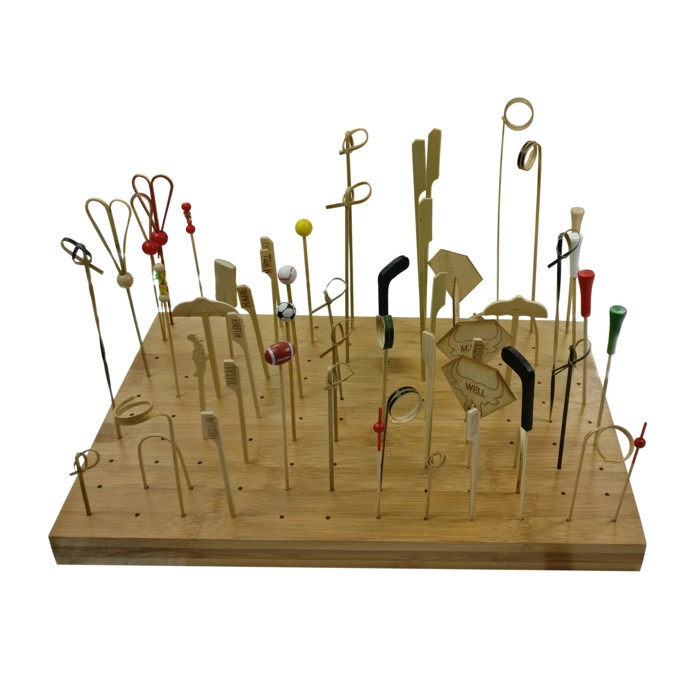 Bamboo Knotted Skewers - L:3.5in - 2000 pcs