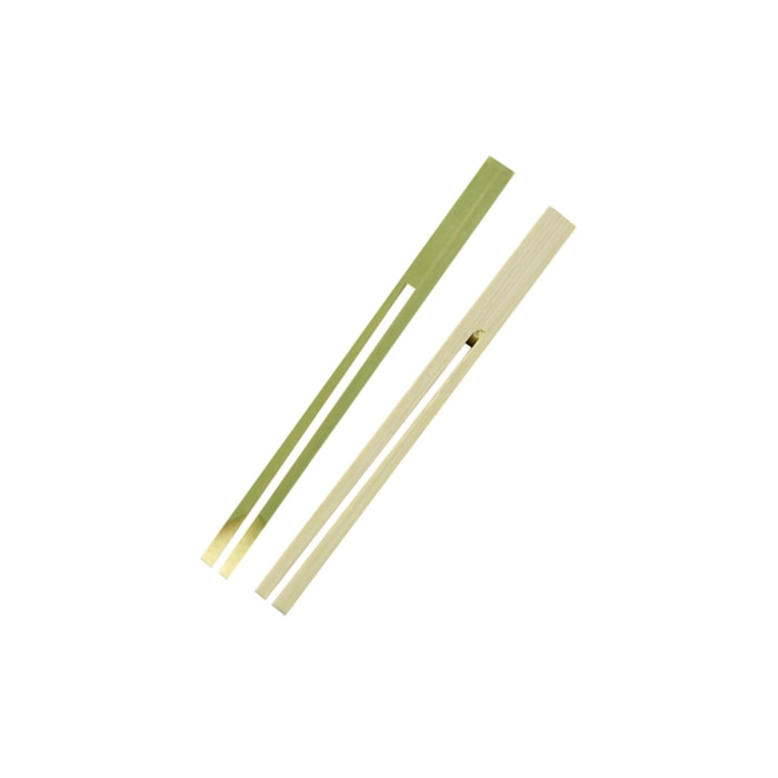 DUAL PRONG Bamboo Double Pick Skewer - L:3.9in W:0.23in H:0.1in - 2000 pcs