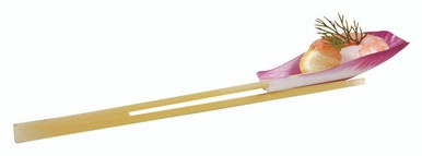 DUAL PRONG Bamboo Double Pick Skewer - L:5.5in W:0.3in L:0.1in - 2000 pcs