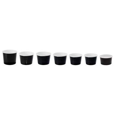 Black Paper Cup - 7oz x D:3.5in H:2in - 1000 pcs Black Paper Cup - 7oz x D:3.5in H:2in - 1000 pcs