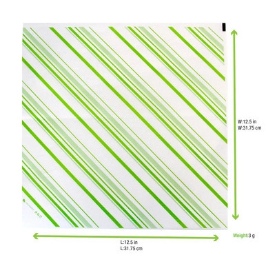 Greaseproof Decorative Paper Liners Green Design - L:12.6in W:12.2in - 500 pcs Greaseproof Decorative Paper Liners Green Design - L:12.6in W:12.2in - 500 pcs