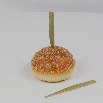 HIRA Bamboo Skewer Knife - L:3.5in W:0.3in - 2000 pcs