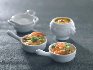 Mini Reusable White Cubic Bowl - 2oz L:2in W:2in H:1in - 24 pcs