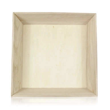 NOAH26H Heavy Duty Wooden Tray - Top:L:13in W:13in Bottom:L:11in W:11in H:2.6in - 10 pcs NOAH26H Heavy Duty Wooden Tray - Top:L:13in W:13in Bottom:L:11in W:11in H:2.6in - 10 pcs