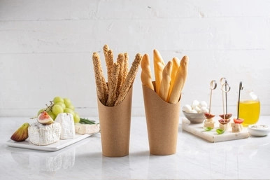Kraft Wrap Cup - 6oz D:3in H:3.9in - 1000 pcs Kraft Wrap Cup - 6oz D:3in H:3.9in - 1000 pcs