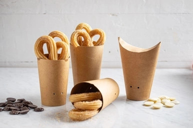 Kraft Wrap Cup - 14oz H:6.3 D:3in - 1000 pcs Kraft Wrap Cup - 14oz H:6.3 D:3in - 1000 pcs