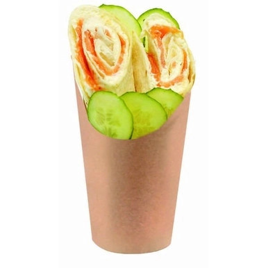 Kraft Wrap Cup - 14oz H:6.3 D:3in - 1000 pcs Kraft Wrap Cup - 14oz H:6.3 D:3in - 1000 pcs