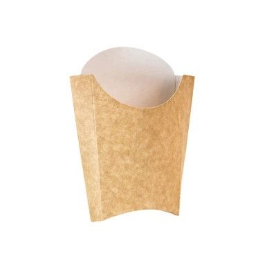 Large Kraft French Fry Pails - 16oz L:5.3in W:4.5in H:7.1in - 1000 pcs Large Kraft French Fry Pails - 16oz L:5.3in W:4.5in H:7.1in - 1000 pcs