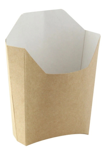 Small Kraft French Fry Pails - 8.5oz L:4.7in W:3.7in H:4.9in - 2000 pcs Small Kraft French Fry Pails - 8.5oz L:4.7in W:3.7in H:4.9in - 2000 pcs