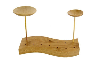 THANI Bamboo Mini Dish with Skewer - L:3.9in D:1.6in - 144 pcs THANI Bamboo Mini Dish with Skewer - L:3.9in D:1.6in - 144 pcs