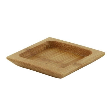 PODA Bamboo Mini Square Dish - L:2.4inin W:2.4inin H:0.4in - 144 pcs PODA Bamboo Mini Square Dish - L:2.4inin W:2.4inin H:0.4in - 144 pcs