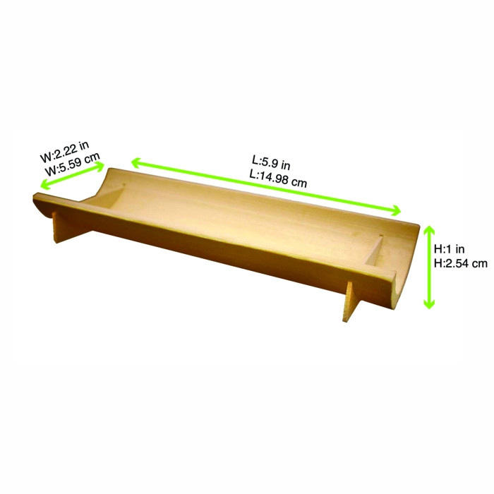 KOSHU Half Circular Bamboo Dish - L:5.9in W:2.2in H:1in - 200 pcs KOSHU Half Circular Bamboo Dish - L:5.9in W:2.2in H:1in - 200 pcs