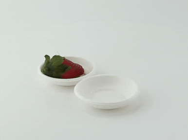Round White Sugarcane Plate - 1.75oz D:2.9in H:0.6in - 3000 pcs Round White Sugarcane Plate - 1.75oz D:2.9in H:0.6in - 3000 pcs