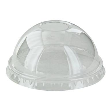 Clear PET Dome Lid With Hole for 210POC81N & 210POB80 & 210POC121N & 210POB121 - D:2.9in - 1000 pcs