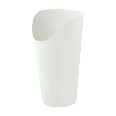 White Kraft Wrap Cup - 14oz H:6.3 D:2.36in - 1000 pcs