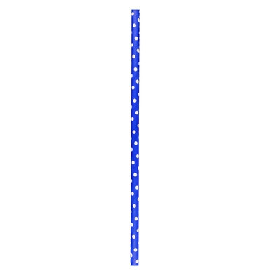 Durable Blue & White Paper Straws - Unwrapped - D:0.2in L:7.75in - 3000 pcs