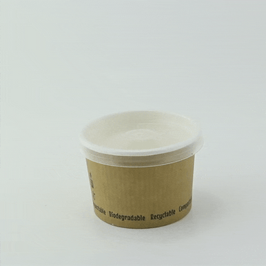 Clear PP Lid for 210SOUP12 & 210SOUP8 & 210SOUPK13K & 210SOUPK8K - D:3.55in - 500 pcs