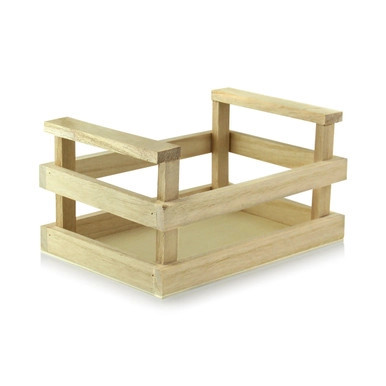 Wood Crate - L:6.7in W:4.75in H:3.5in - 12 pcs Wood Crate - L:6.7in W:4.75in H:3.5in - 12 pcs