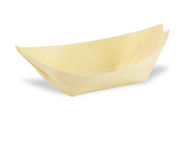 Medium Wooden Boats - 2.5oz L:4.25in W:2.5in H:1in - 4000 pcs