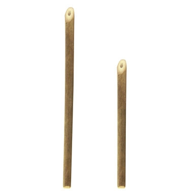 Unwrapped Durable & Reusable Cocktail Bamboo Straw - D:0.45in 5.7in - 400 pcs