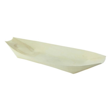 Large Wooden Boat - 18oz L:13.75in W:4.15in H:1.25in - 200 pcs Large Wooden Boat - 18oz L:13.75in W:4.15in H:1.25in - 200 pcs