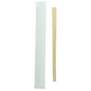 Individually Wrapped Wooden Chopsticks - 7.9 X 0.2in - 2000 pcs