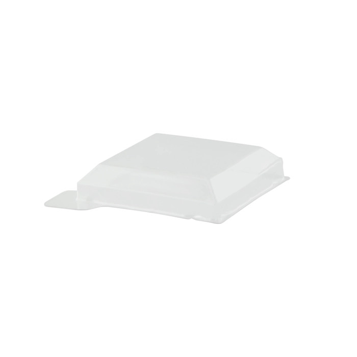 TAIT Clear PET Lid for 209MBTAITI & 209MBTAITIB & 209MBTAITIV & 209MBTAITIN - L:2.12in W:2.12in H:0.39in - 600 pcs