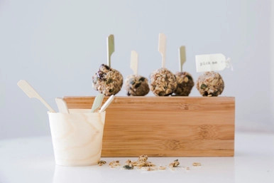 Mini Wooden Cup - D:1.5in H:1.6in - 250 pcs