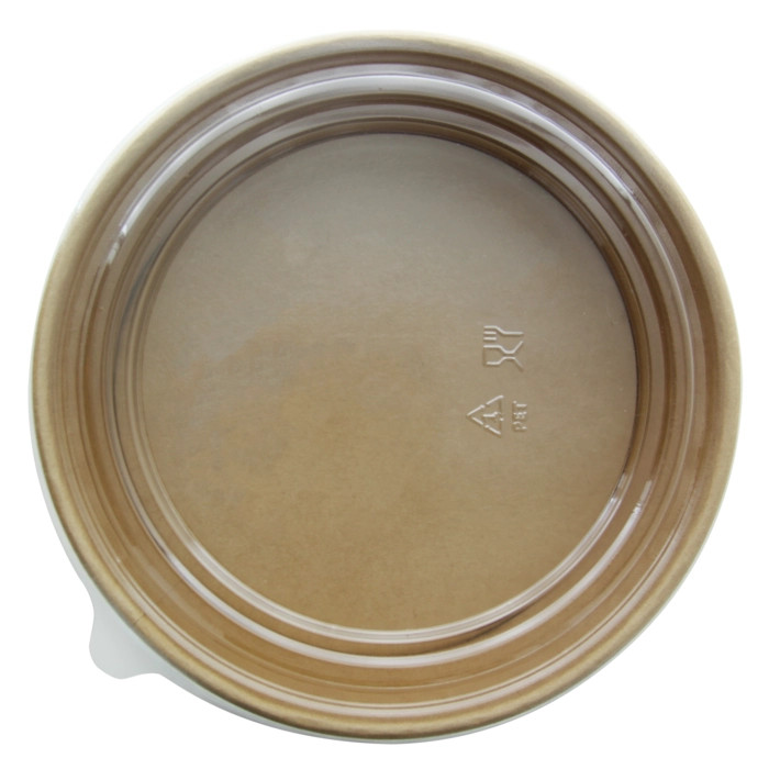 Round Kraft Salad Bucket - 53oz D:7.3in H:3.2in - 360 pcs Round Kraft Salad Bucket - 53oz D:7.3in H:3.2in - 360 pcs