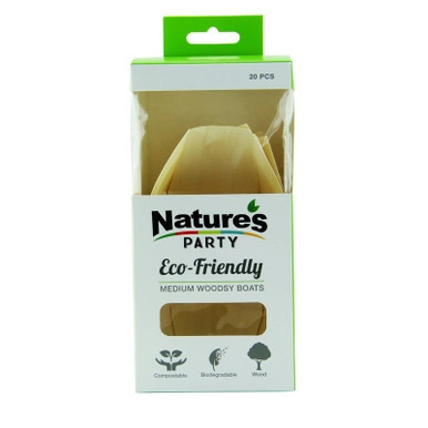 WOODSY Wooden Boat - 3.5oz L:5.1in W:3.1in H:0.86in - 240 pcs WOODSY Wooden Boat - 3.5oz L:5.1in W:3.1in H:0.86in - 240 pcs